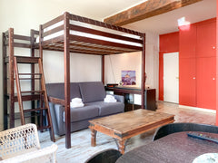 A welcoming nest, steps from historical & trendy Marais, and a dive in one of th Paris, France Studio in Bastille Paris 11 Rue de Lappe Entire rental unit vacation rental 3525417