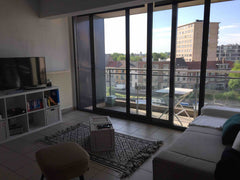 Privé Room in a cosy apartment at the fifth floor with view to the river and bal Belgium Private room in cosy apartment near city center Private room in rental unit vacation rental 35238429