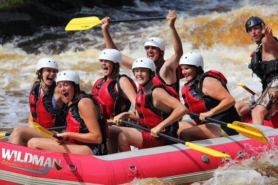 White water Rafting Adventure on the Menominee River  Private Tours and Travel Guide America Detroit CITY Upper Peninsula Destination Tour