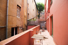 Room of 12m², fully furnished. It has a double bed (140x190) and a bedside table  Cosy and bright room - 12m² - LY02 Private room in rental unit vacation rental 624925201170284900