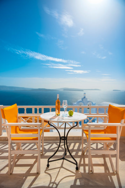 Located in the best and most popular spot of Oia providing 360ᵒ view of both Cal  Sole d'oro Sunset & Caldera View Grand Suite Cycladic home vacation rental 43998252