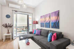 A cozy apartment suitable for 4 people next to Neos Kosmos Metro station in Athe Kallithea, Greece Persephone Apt Entire condo vacation rental 50049095