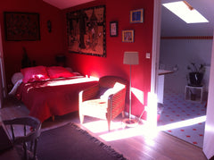 Grande chambre très calme, claire , avec une grande télévision pour se détendre, Paris, France chambre colorée avec salle de bains privée Private room in rental unit vacation rental 16446954