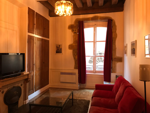 Ce bel appartement de 50 m² typique du Vieux Lyon avec plafond à la française et Lyon, France Bel appartement au cœur du Vieux Lyon Entire rental unit vacation rental 21359769