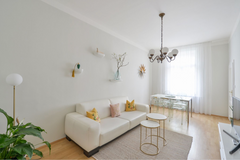 This spacious and airy two bedroom apartment, located right behind the Old Town  Prague, Czechia Art Nouveau Apartment with Balcony Old Town Sq 2 Entire rental unit vacation rental 40401685