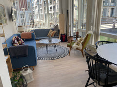 Lejligheden er på tre værelser i halvandet plan med åbent køkken og udsigt til k Copenhagen, Denmark Luksus lejlighed i Københavns kanalby Sluseholmen Entire condo vacation rental 643901208566054929