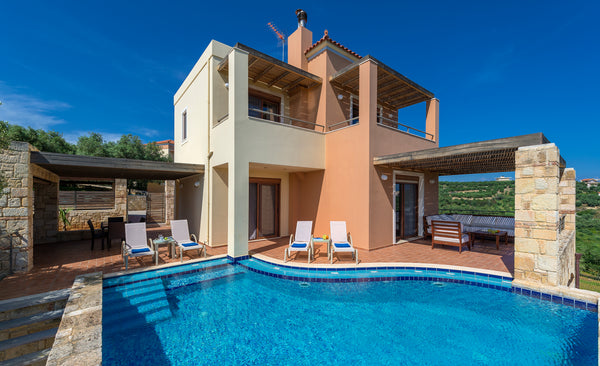 Margarita’s Villa II is one of the five autonomous villas located on the 10,000  Chania, Greece Villa with amazing sea view and private pool Entire villa vacation rental 501157148569112802