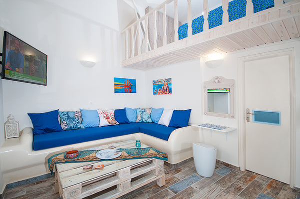 Traditional superior studio appartment with an amazing traditional wooden loft a Kamari, Greece NEW STUDIO WITH TRADITIONAL WOODEN MEZZANINE!! Entire rental unit vacation rental 16641313