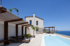 The unique holiday SeaView home is within walking distance to the beach of Panta Greece Manificus Villa IV, Designed for Togetherness Entire villa vacation rental 649054353027868004