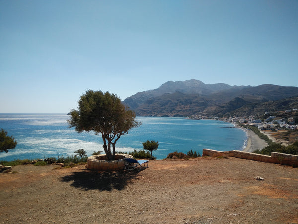 Seaside detached house of 85 sq.m. with stunning views of the Libyan Sea, the As Greece Georgia's house - Stunning view by the Libyan Sea Entire home vacation rental 34386800
