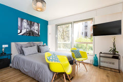 Important note: The apartment is disinfected after each stay<br /><br />Vast, vi Paris, France Garden View  with Your Modern 1 Bedroom ??? - short walk to Monet Museum & Trocadero - 16th Arrondisement Entire rental unit vacation rental 18033541