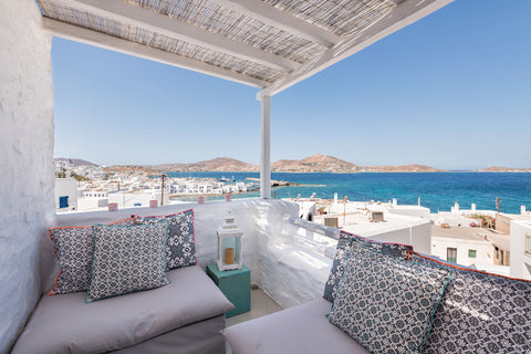 Asimi House is nestled above Naousa with the most magical views of the sea and t London, United Kingdom Asimi House with Sea Views in Naousa Cycladic home vacation rental 27497708