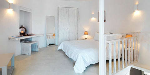 <b>The space</b><br />Strogilo<br /><br />Strogilo is our largest suite, arrange Greece Windmill - Stroggulo Private room vacation rental 13384760