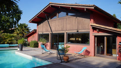 Dans une maison d'architecte entièrement rénovée, nous mettons à disposition une  Chambre et salle d'eau dans maison d'architecte Private room in home vacation rental 38409418