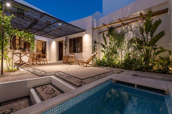 Lindian Plumeria is a modernized traditional house in Lindos renovated in 2021.  Egeo, Greece Lindian Plumeria Entire villa vacation rental 47946716