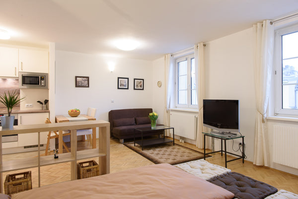 Newly renovated, bright and quiet studio apartment with all conveniences. Just a Vienna, Austria NEW! Close to attractions and metro Entire rental unit vacation rental 9375670