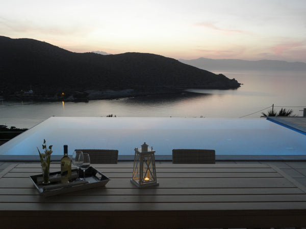 The villa is located on the slope of a hillside with a spectacular view of the M Crete Region, Greece Villa Tholos Crete Room in nature lodge vacation rental 14928390