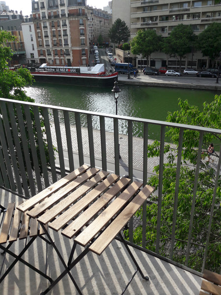 - Brand new 26m2 studio apartment with a fantastic view of the canal from the ba Paris, France Splendid 26m2 studio apartment - Canal de l'Ourcq Entire condo vacation rental 19156459