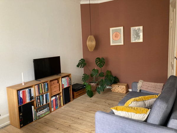 My apartment has a large bedroom with a comfortable bed and an open kitchen-livi Denmark Apartment at Nørrebro Entire rental unit vacation rental 11285930