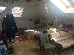 We offer our room in a 3 person shared flat, although just one flat mate might b Vienna, Austria Big, bright room in attic flat with terrace Private room in rental unit vacation rental 27325385