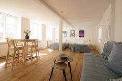 One room flat. With king size or two single beds, kitchen  with toaster, fridge, Copenhagen, Denmark RAP 2 Entire rental unit vacation rental 32136917