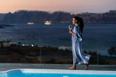 Nestled in Akrotiri, the split-level Zen Villa features a private swimming pool  Greece Zen Villa Santorini A Entire home vacation rental 9466668