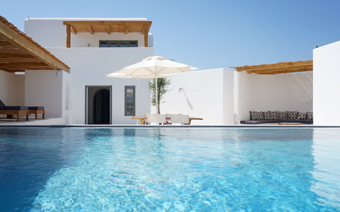 Alio's first(54 m² ) and fifth(46 m²)suites, which have a different entrance, bo Naxos, Greece New- Alio (2suites) with private swimming pool Entire villa vacation rental 51489133