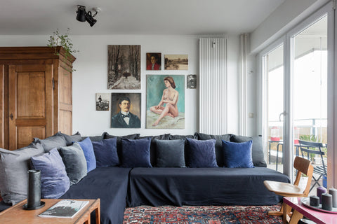 Admire cabinets/shelves filled with fascinating bric-a-brac, then choose a book  Brussels, Belgium Central Bird's Nest Apartment with Panoramic City Views Entire condo vacation rental 541182