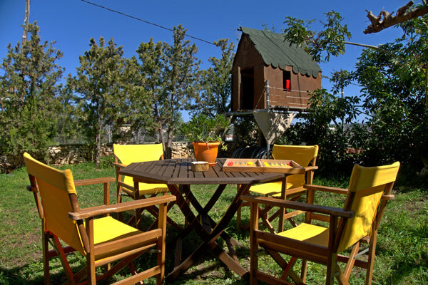 Ground floor housewith a wonderful treehouse at one side of the garden ideal for Chania, Greece Diamant's place with treehouse garden Entire home vacation rental 32986052