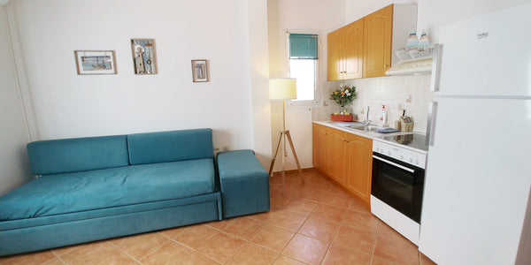 The one bedroom apartments 2 and 4 ,have one furniture balcony with side view to  One bedroom apartment nr2 side sea view Entire rental unit vacation rental 8998984