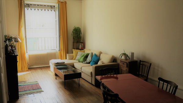 Nous vous proposons notre logement de vie, de 62m², situé au 4ème étage d'un bel Paris, France Charmant appartement lyonnais grand T2 -  62m² Entire rental unit vacation rental 21832638