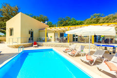 Brand New Family Villa with Private Pool just 10 minutes from the Sandy Beaches   Villa Themis - Armenoi, Rethymno, Crete Entire villa vacation rental 32356325