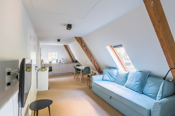 Appartement neuf 1 chambre super équipe dans les combles d’un château au calme.  Brussels, Belgium Studio avec chambre séparée au calme Entire condo vacation rental 50252075