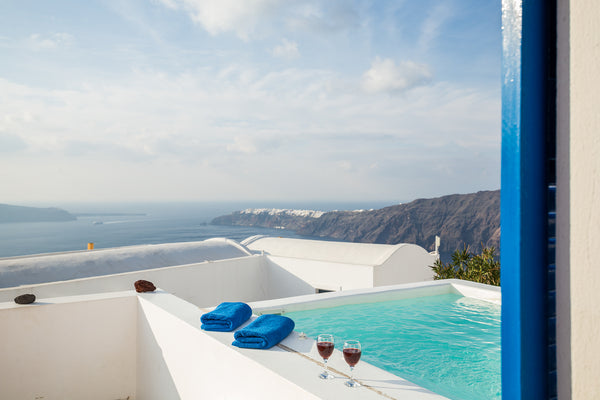Welcome to my island villas located on the stunning Santorini caldera, with your Athens, Greece Blue & White residences with outdoor Jacuzzi Cycladic home vacation rental 12600464