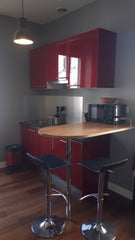 Studio tout confort loué en bail mobilité à proximité de l'école de Condé et des  Bail mobilité-Studio meublé accès aisé facultés Entire rental unit vacation rental 46528013