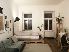 Nice room in a big shared flat, old building, high ceilings, international flat  Vienna, Austria Spacious Room in a student flat Private room in rental unit vacation rental 41175608