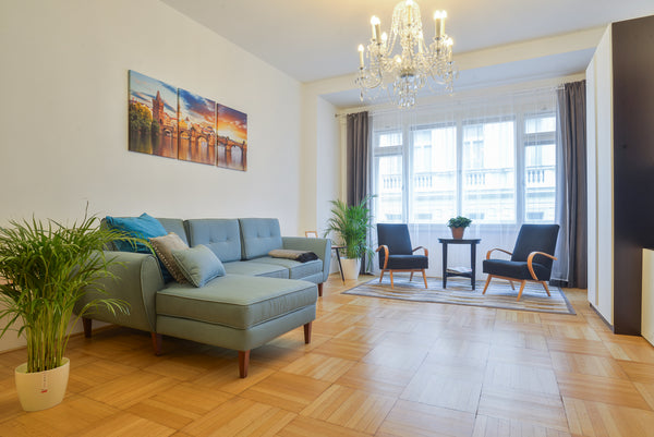 Do you want to be in the middle of Prague’s events while enjojoying modern livin Prague, Czechia Sunny, BIG, 120 sqm, 2bdr. Apartment ❤️ Entire rental unit vacation rental 23568585