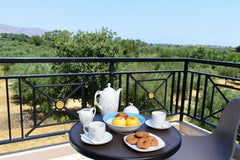 Our Pansion offer you breakfast at 10€. breakfast you could pay at the property.  Kournas Lake Pansion N 1 Private room in bed and breakfast vacation rental 649185301888460066
