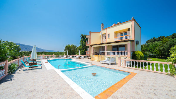 Villa Roula is a luxury built home situated in Sternes in a plot of 5000 sqm, ne Chania, Greece Roula Seaview 6 Bedroom Villa, Sternes Chania Entire villa vacation rental 18987585