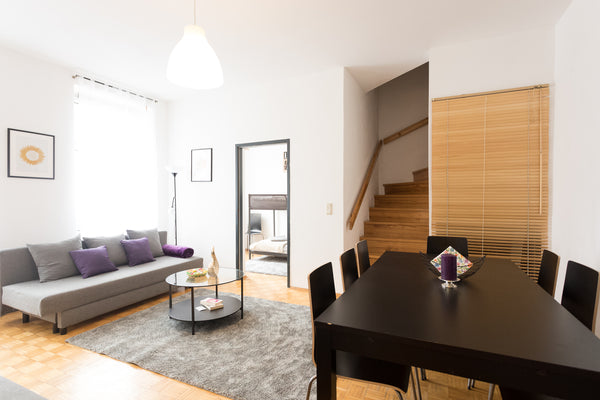 Bright, large apartment conveniently located in the fast growing area of Leopold Vienna, Austria Lovely Two Level Apartment For Families Entire rental unit vacation rental 23706326