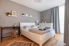 New, modern, charming and quiet 57 Sqm boutique roof apartment. Close to the Vie Vienna, Austria Quiet, terrace, next to VIC-UNO, U1 incl. garage Entire rental unit vacation rental 30316955