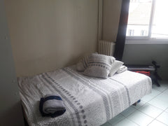 Mon logement est proche de metro goncourt ligne 11 et metro belleville ligne 2.  Paris, France 20m2 très agreable aux 11ème. Private room in rental unit vacation rental 13421751