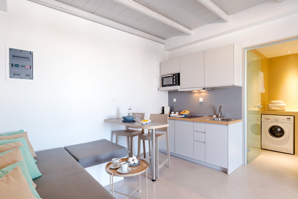 Our new accommodation in the heart of Naousa offers guests a comfortable stay a  Paros, Greece White Cliff Naousa 2 (with plunge pool/jacuzzi) Entire rental unit vacation rental 35641660