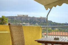 This studio has a double bed and single one. It includes a kitchenette, bathroom Athens, Attica, Greece Studio for 3 with view in Athens Private room in bed and breakfast vacation rental 4895324