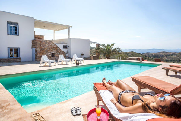 Villa Thea & Petra is 255 m2 villas with PRIVATE swimming pool. <br />Located 1, Athens, Greece Kea Villa Thea & Petra - PRIVATE POOL Cycladic home vacation rental 9164429