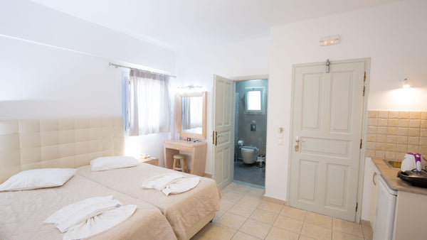 All of Erato rooms have a bathroom with shower and hairdryer, air conditioning,  Greece Erato*Double* Private room vacation rental 12016590