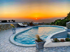 Villa Delos is a private  gated property located on a unique seaside spot at the Greece Villa Delos Sunset View Entire villa vacation rental 51994432