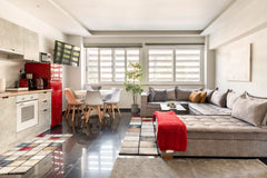 This luxurious suite of 130sq.m covers the entire 1st floor of our building. Exc Athens, Greece Amazing brand NEW 4BDR/2BATH Apt w/Balcony in ATH! Entire condo vacation rental 607138758123919501