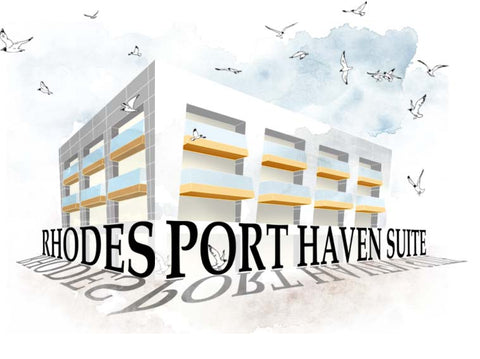 Featuring city views, Rhodes Port Haven Suite offers accommodation with a terrac  Rhodes Port Haven Suite Entire rental unit vacation rental 45235002