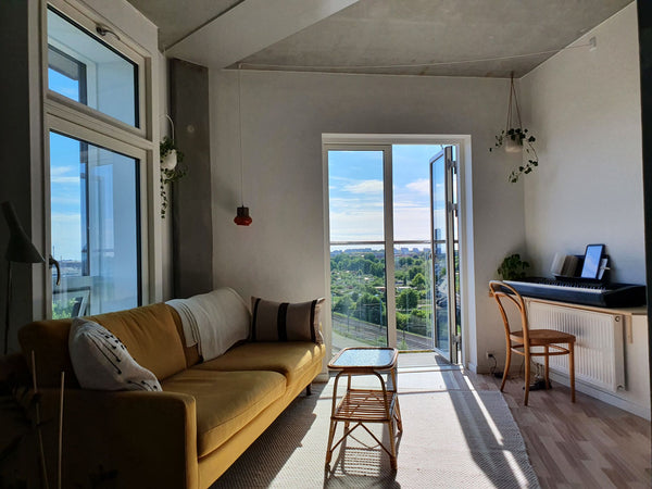 Velkommen til denne lækre nye 2 værelses lejlighed med altan og fantastisk udsig Copenhagen, Denmark New yorker apartment with great panorama view Entire rental unit vacation rental 628828710555315354